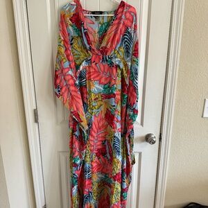 Aakaa Tropical Maxi Dress